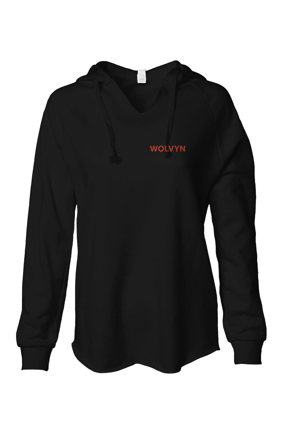 Wolvyn Womens Lightweight Wash Hooded Sweatshirt - Wolvyn Apparel