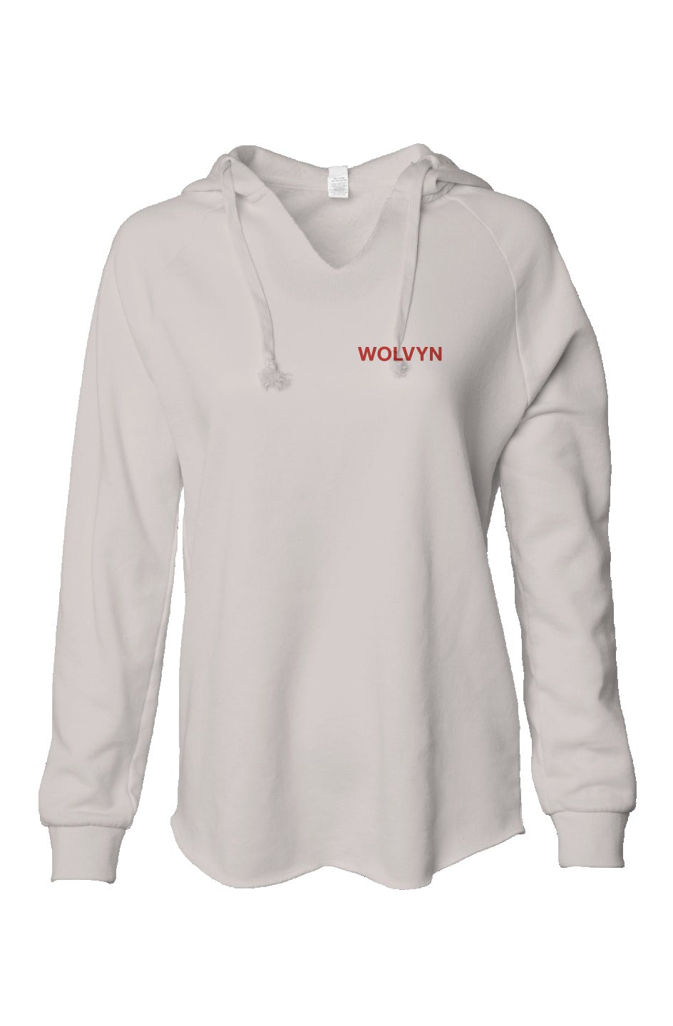 Wolvyn Womens Lightweight Wash Hooded Sweatshirt - Wolvyn Apparel