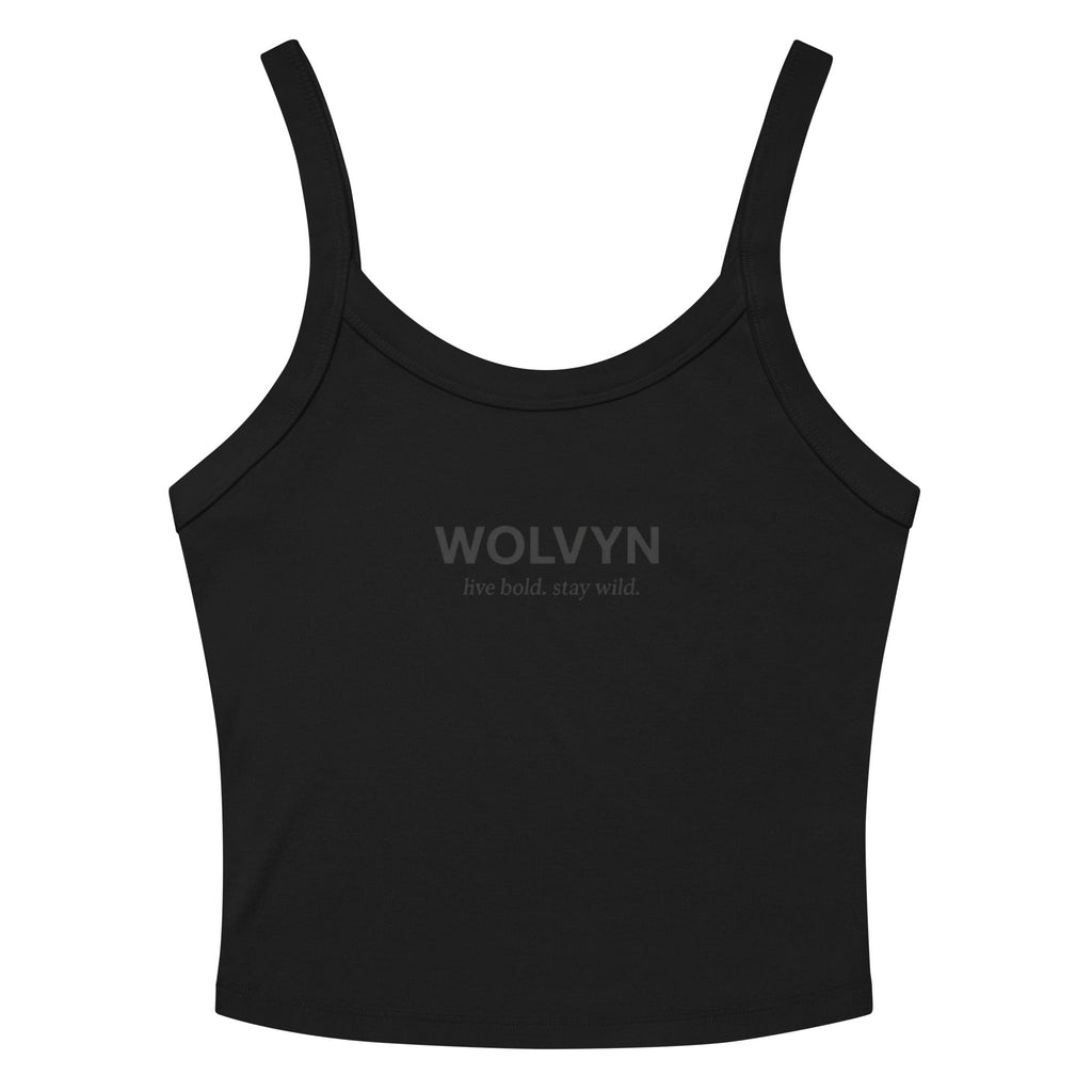 Wolvyn Women’s micro - rib tank top - Wolvyn Apparel