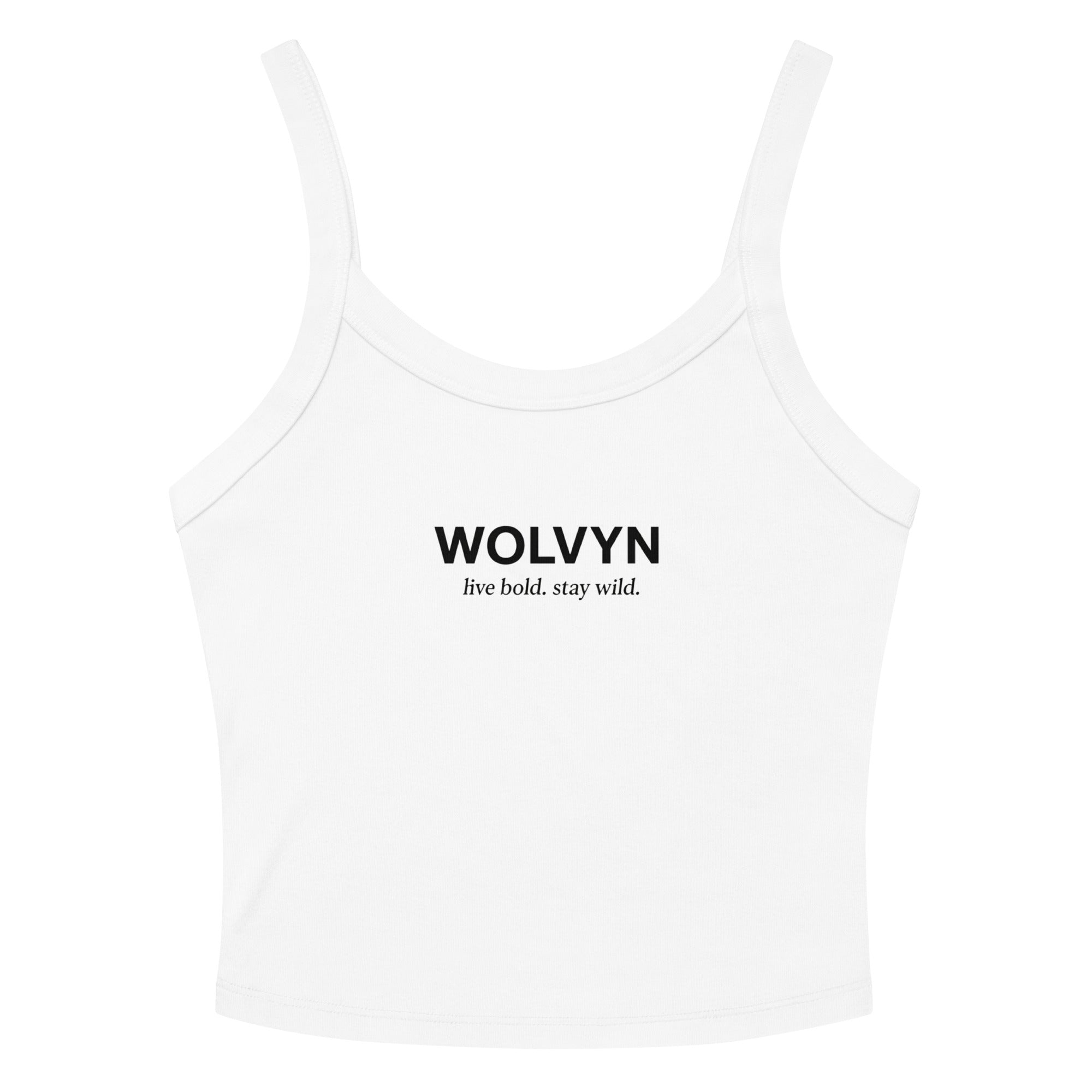 Wolvyn Women’s micro - rib tank top - Wolvyn Apparel