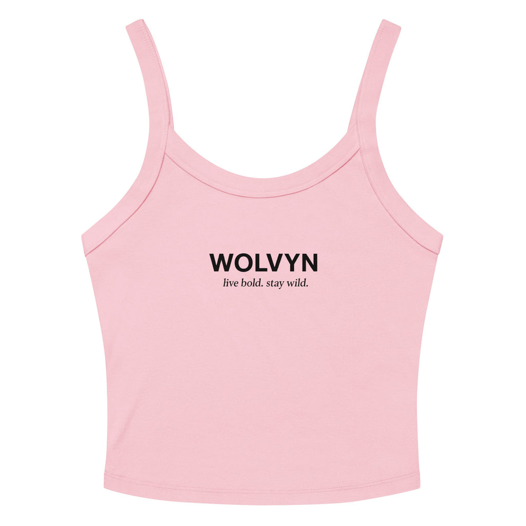 Wolvyn Women’s micro - rib tank top - Wolvyn Apparel