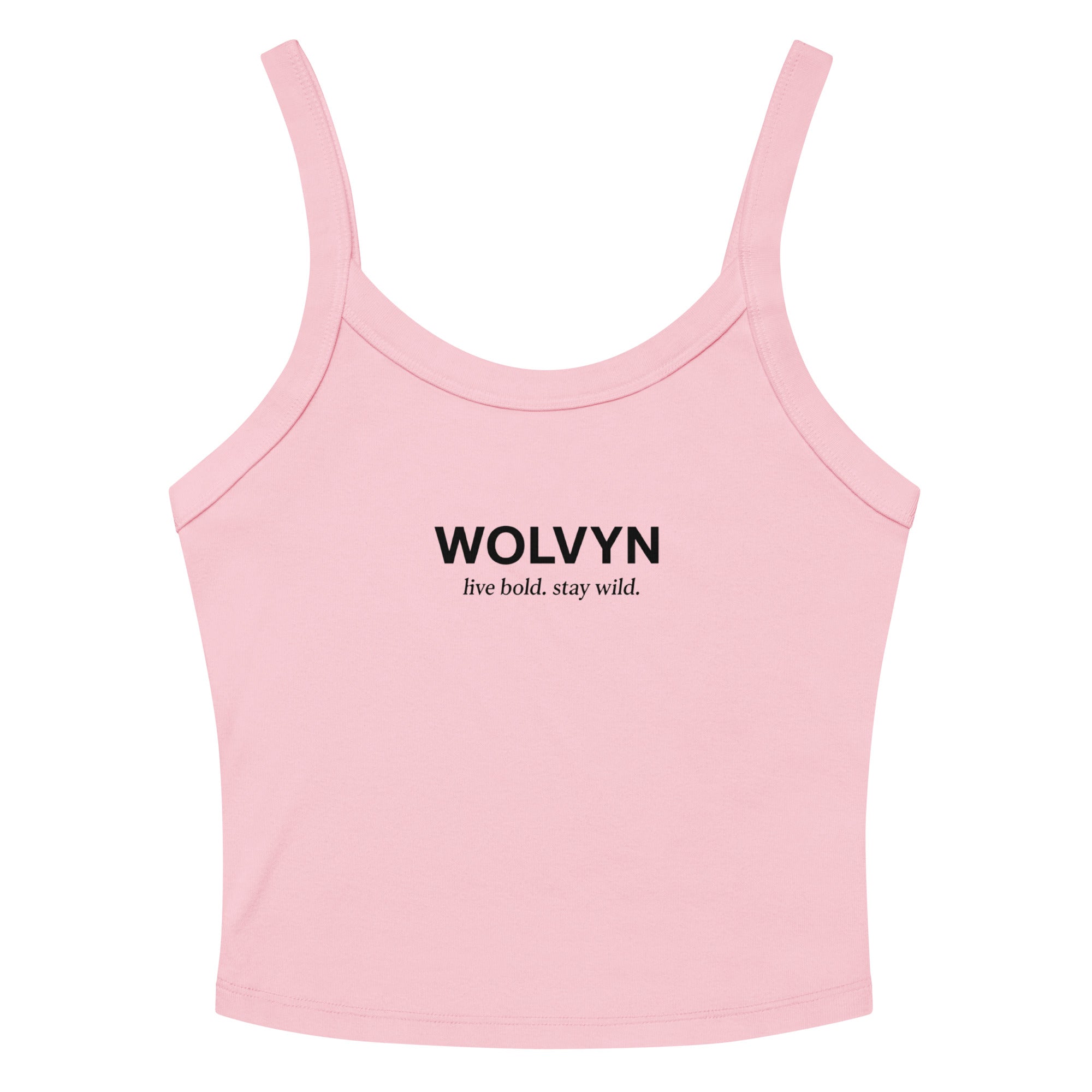 Wolvyn Women’s micro - rib tank top - Wolvyn Apparel
