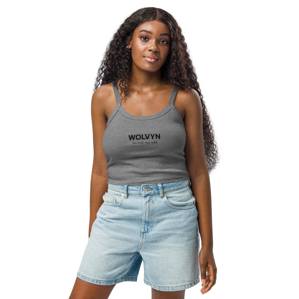 Wolvyn Women’s micro - rib tank top - Wolvyn Apparel