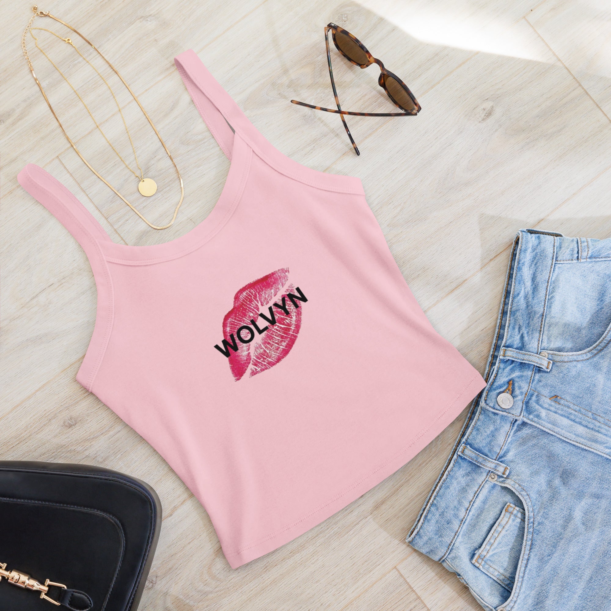 Wolvyn Women’s micro - rib tank top - Wolvyn Apparel