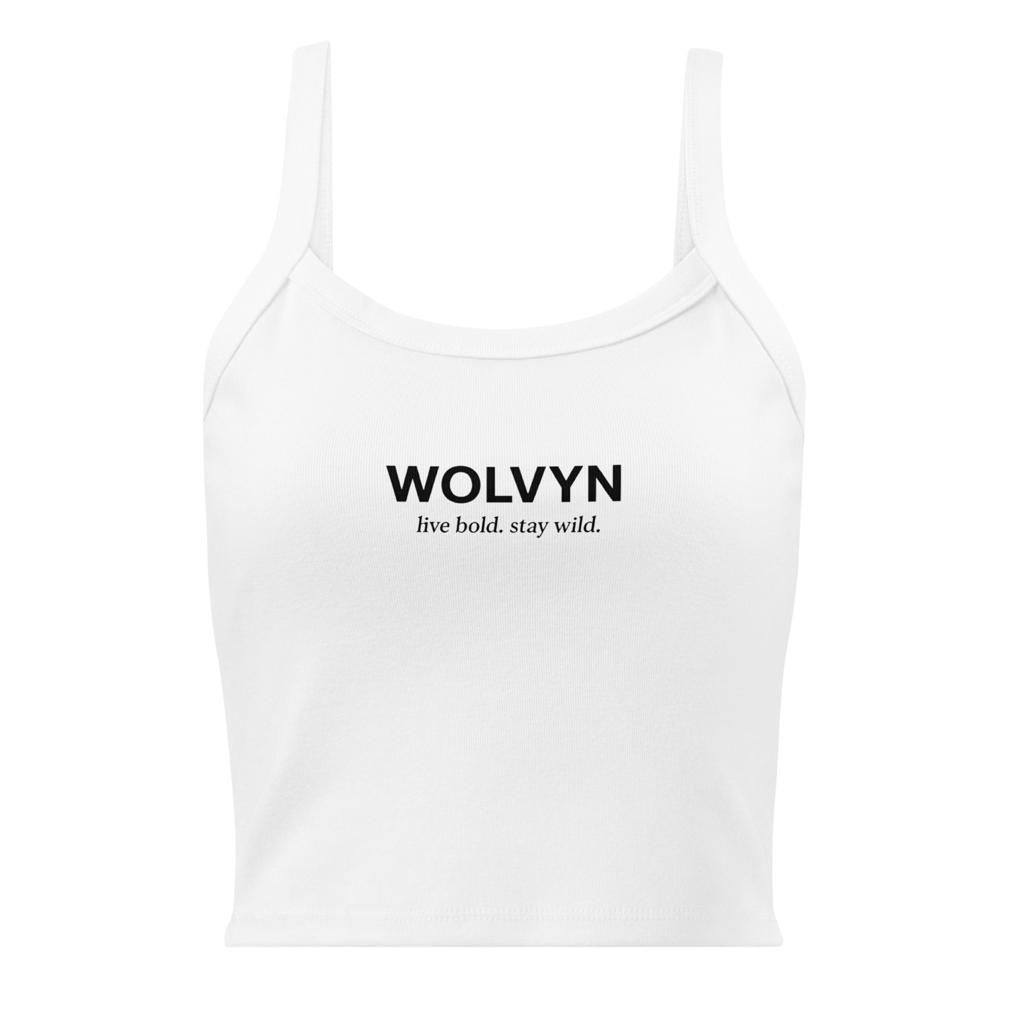 Wolvyn Women’s micro - rib tank top - Wolvyn Apparel
