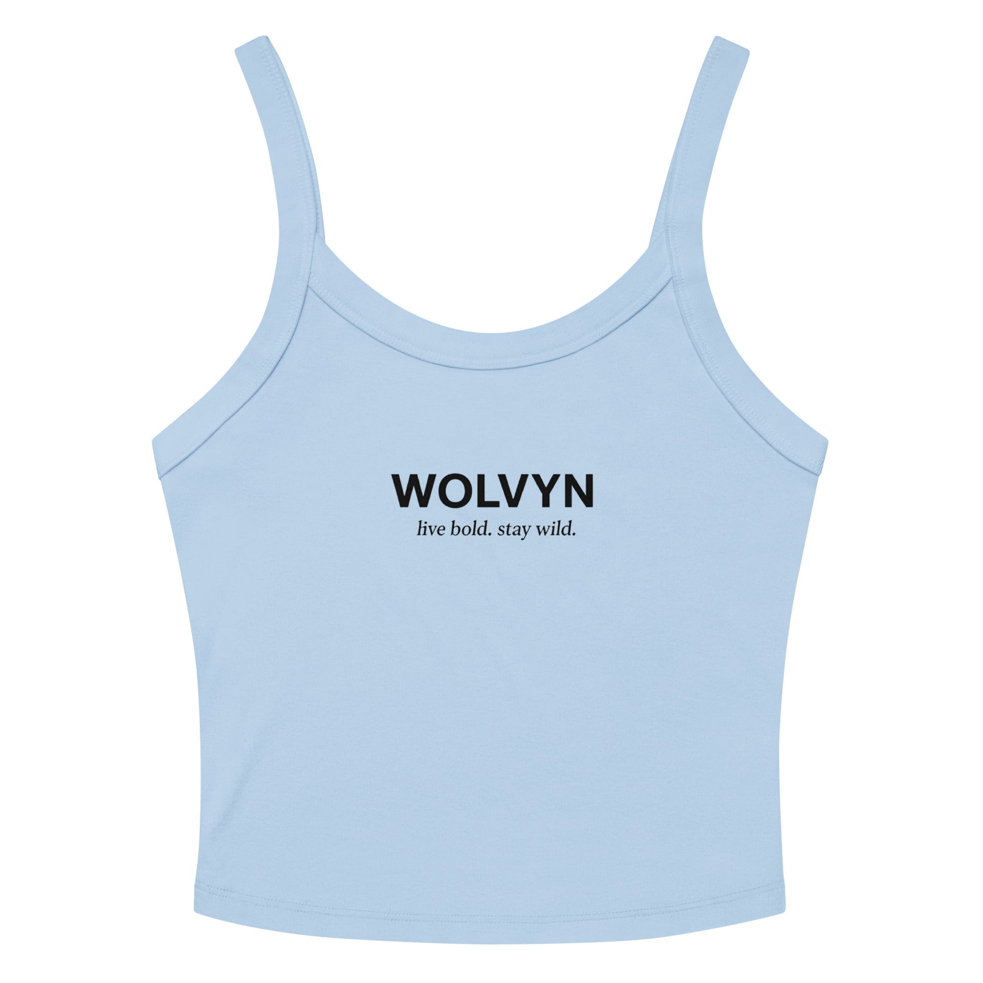 Wolvyn Women’s micro - rib tank top - Wolvyn Apparel