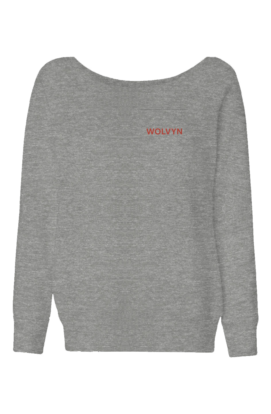 Wolvyn Womens Wide Neck Sweatshirt - Wolvyn Apparel