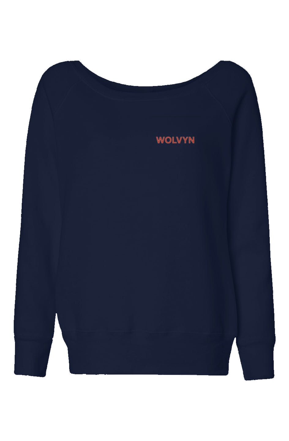 Wolvyn Womens Wide Neck Sweatshirt - Wolvyn Apparel